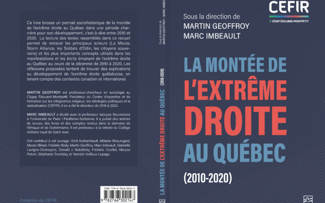 Un nouvel ouvrage sur la montée de l’extrême droite au Québec aux Presses de l’Université Laval