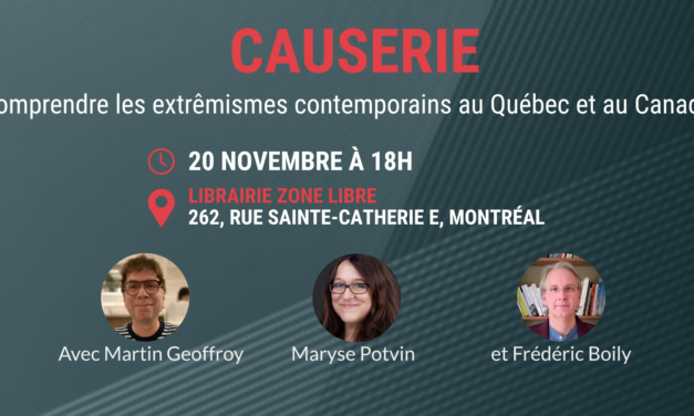 Dans le cadre du Salon du livre de Montréal